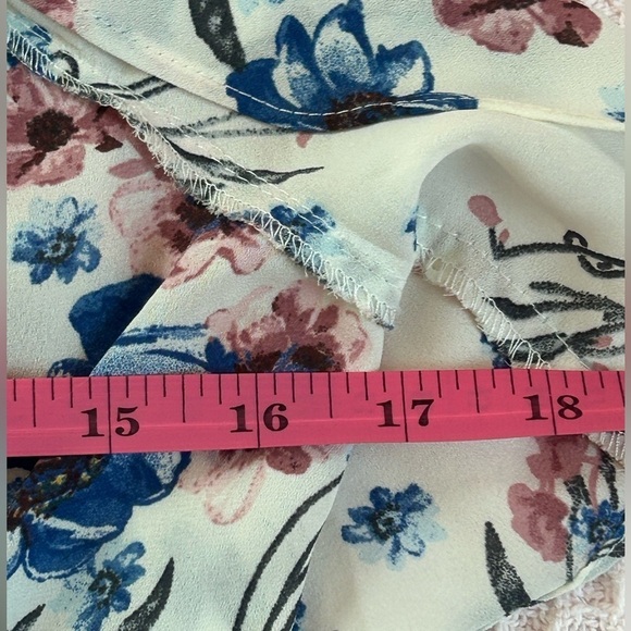 Flying Tomato romantic floral ruffle sweetheart neck long maxi dress NWT Size SM - Picture 11 of 11